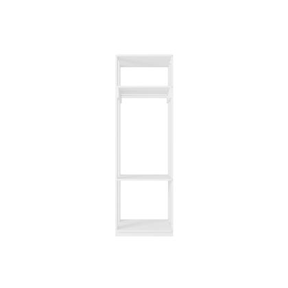 Imagem de Guarda Roupa Módulo para Closet 1 Cabideiro 3 Prateleiras Titan Espresso Móveis