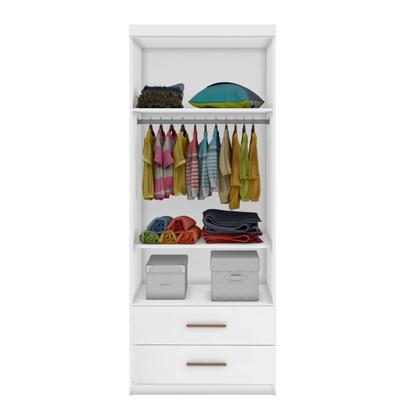 Imagem de Guarda Roupa Módulo Solteiro 2 Portas 2 Gavetas Chiara
