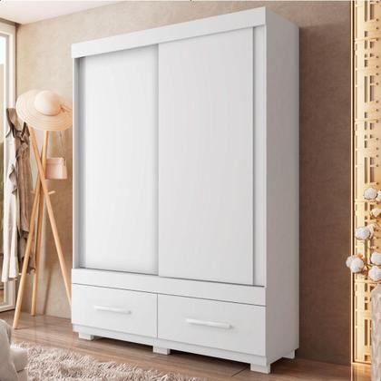Imagem de Guarda Roupa Mongi 2 Portas 2 Gavetas Branco Caemmun