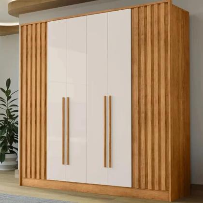 Imagem de Guarda Roupa Navegantes Casal 6 Portas 6 Gavetas Rud Rack Cor Cedro