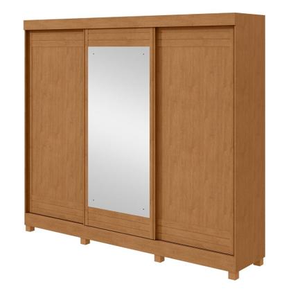 Imagem de Guarda Roupa Nice Flex 3 Portas de Correr 4 Gavetas com Espelho Lopas