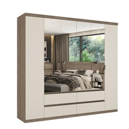Imagem de Guarda-roupa Nobre 6 Portas 250cm X 230cm X 55cm