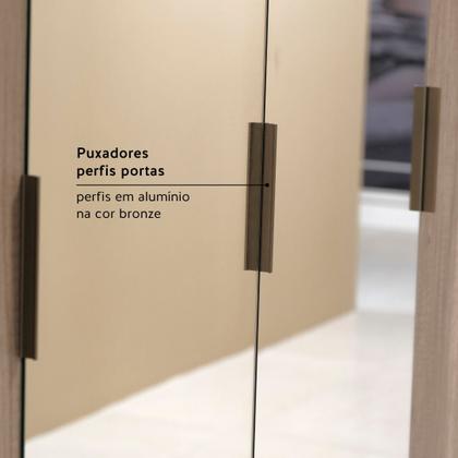 Imagem de Guarda-roupa Nobre 6 Portas 250cm X 230cm X 55cm