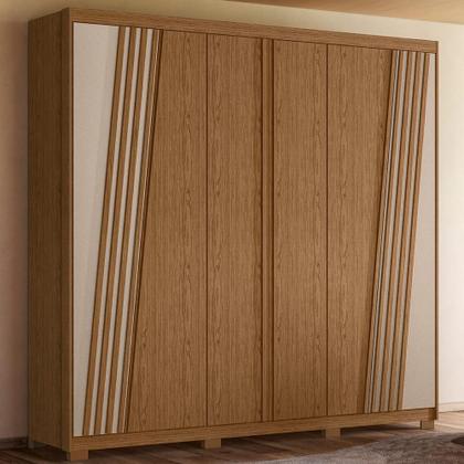 Imagem de Guarda Roupa Ouro Verde Quarto Com 6 Portas e 4 Gavetas