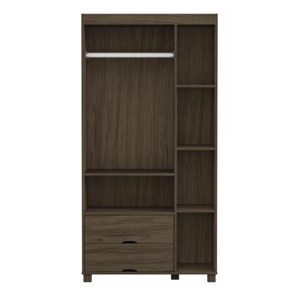 Imagem de Guarda Roupa Para Quarto de Solteiro MDF 3 Portas 2 Gavetas Estilo Retro Classico Moderno Linha Bela