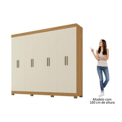 Imagem de Guarda-roupa Paris 8 Portas Mdp com Pés