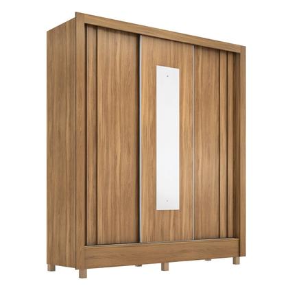 Imagem de Guarda-Roupa - RAVEL 3P - Amêndola Touch/ Off White