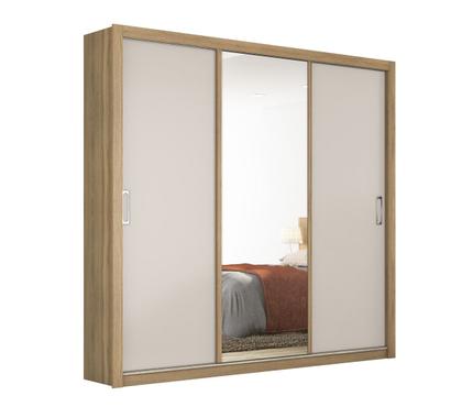 Imagem de Guarda - Roupa RESIDENCE - 03Portas - 02Gav- AMENDOLA TOUCH / OFF WHITE