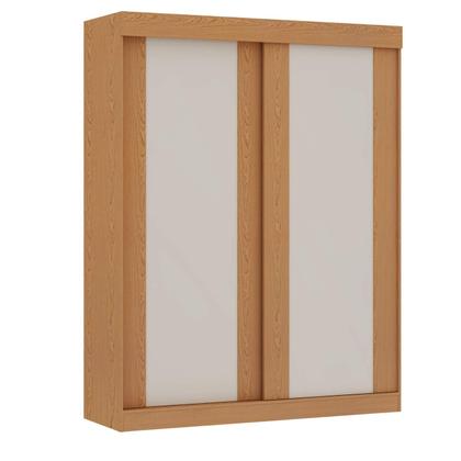 Imagem de Guarda Roupa Roupeiro com 2 Portas de Correr e 2 Gavetas Toledo 100% MDF 0568 Genialflex
