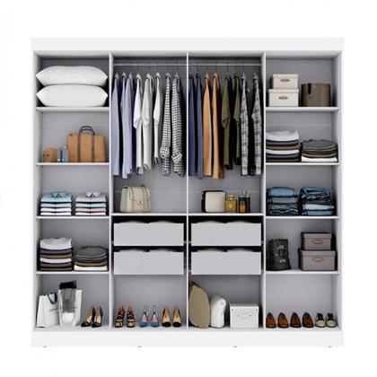 Imagem de Guarda-Roupa Roupeiro Maxel Paris 8 Portas 4 Gavetas 100 MDF