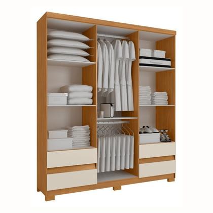 Imagem de Guarda Roupa San Diego 6 Portas e 4 Gavetas com Espelhos