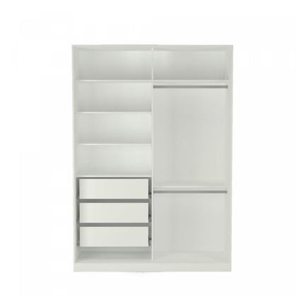 Imagem de Guarda-Roupa Solteiro 1 Espelho 2 Portas 3 Gavetas Rc2005