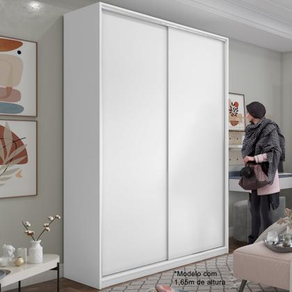 Ruth Bebermeyer LP 2枚 Guarda Roupa Solteiro 100% MDF BP com 2 Portas Zermatt - RR Móveis