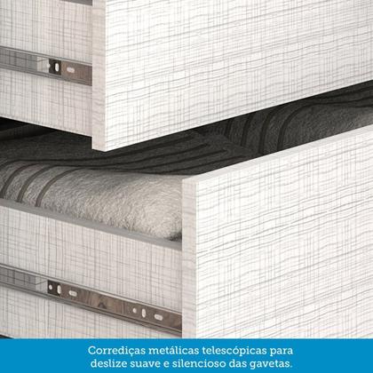 Imagem de Guarda Roupa Solteiro 140cm 2 Portas de Correr com Espelho 100% Mdf Cinerária Espresso Móveis