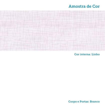 Imagem de Guarda Roupa Solteiro 140cm 2 Portas de Correr com Espelho 100% Mdf Cinerária Espresso Móveis