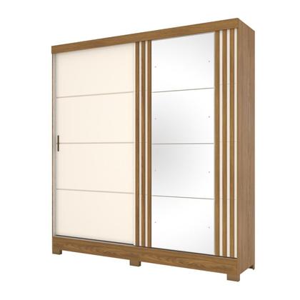 Imagem de Guarda-roupa Solteiro 2 Portas de Correr 3 Gavetas com Espelho B352