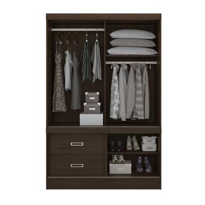 Imagem de Guarda Roupa Solteiro 2 Portas Estilo II 22520 Ébano Touch Demóbile