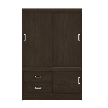 Imagem de Guarda Roupa Solteiro 2 Portas Estilo II 22520 Ébano Touch Demóbile