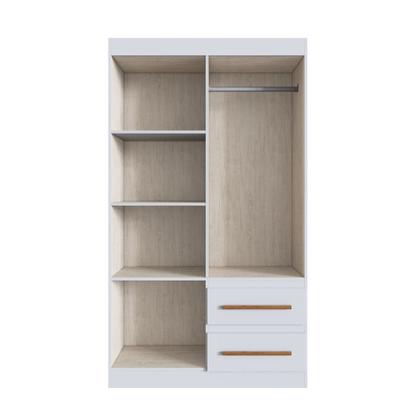 Imagem de Guarda Roupa Solteiro 4 Portas 2 Gavetas 100 MDF Palermo Doripel