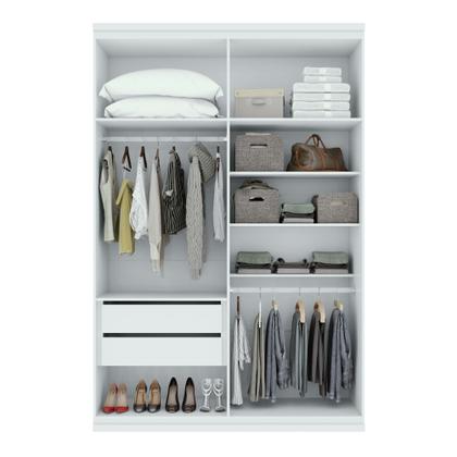 Imagem de Guarda-roupa Solteiro 4 Portas 2 Gavetas Alonzo 100% MDF