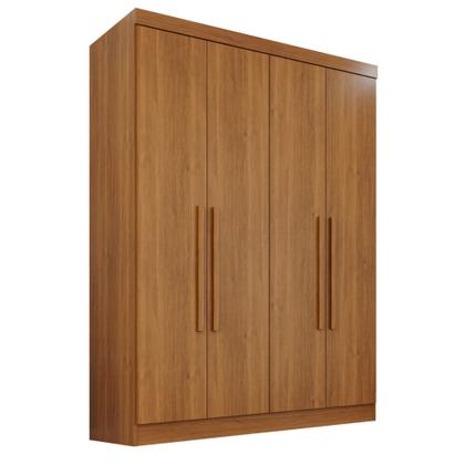 Imagem de Guarda-Roupa Solteiro 4 Portas 2 Gavetas França Cinamomo