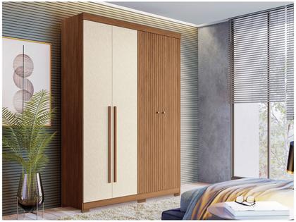 Imagem de Guarda-roupa Solteiro 4 Portas 2 Gavetas