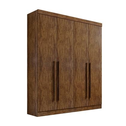 Guarda Roupa Solteiro 4 Portas 3 Gavetas - Alpoim Imagem de Guarda Roupa Solteiro 4 Portas 3 Gavetas
