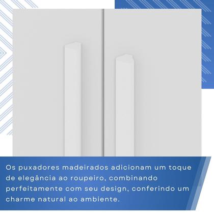 Imagem de Guarda-roupa Solteiro 4 Portas 3 Gavetas com Espelho com Pés Roma Espresso Móveis