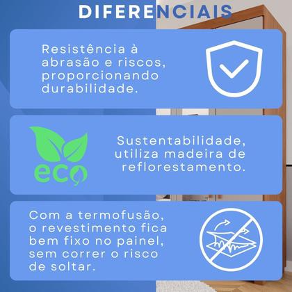 Imagem de Guarda-roupa Solteiro 4 Portas 3 Gavetas com Espelho com Pés Roma Espresso Móveis