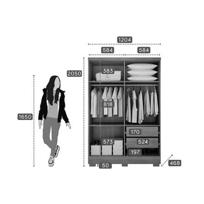 Guarda Roupa Solteiro 4 Portas e 2 Gavetas c/ Espelho e Pés Milly/Veneza Cumaru/Fendi - Novo Horizonte Imagem de Guarda Roupa Solteiro 4 Portas e 2 Gavetas c/ Espelho e Pés Milly/Veneza Cumaru/Fendi - Novo Horizonte
