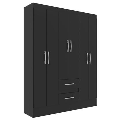 Imagem de Guarda-roupa Solteiro 6 Portas 2 Gavetas Magistral