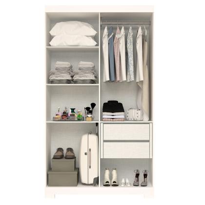 Imagem de Guarda-Roupa Solteiro Canadá 4 Portas 100% MDF - Linhamobília