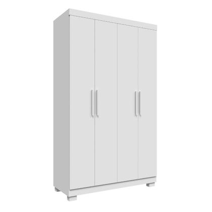 Imagem de Guarda-Roupa Solteiro Canadá 4 Portas 100% MDF - Linhamobília