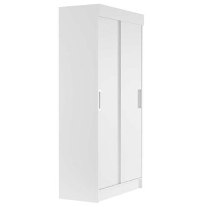 Guarda-Roupa Solteiro Cancún 2PT Branco - Mobly Imagem de Guarda-Roupa Solteiro Cancún 2PT Branco