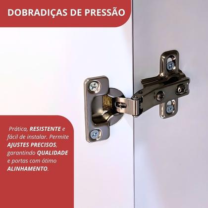Imagem de Guarda-Roupa Solteiro com Cama Solteiro 4 Portas 3 Gavetas Advantage Branco