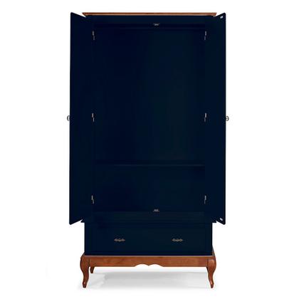 Imagem de Guarda Roupa Solteiro Com Espelho 2 Portas 1 Gaveta 60406E Linz Móveis