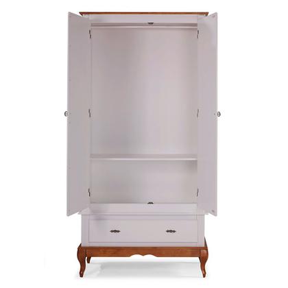 Imagem de Guarda Roupa Solteiro Com Espelho 2 Portas 1 Gaveta 60406E Linz Móveis