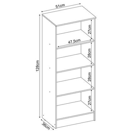 Imagem de Guarda Roupa Solteiro Lótus com Multiuso Viena Café - Demóbile