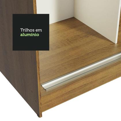 Guarda-Roupa Solteiro Madesa Tokio 2 Portas de Correr com Espelho 2 Gavetas Imagem de Guarda-Roupa Solteiro Madesa Tokio 2 Portas de Correr com Espelho 2 Gavetas