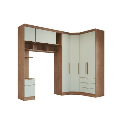 Imagem de Guarda Roupa Solteiro Modulado 5 Peças Infinity