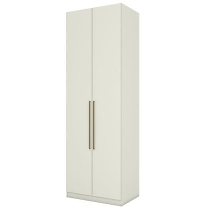 Imagem de Guarda-Roupa Solteiro Modulado 80 Cm Predileto 2 Portas 3 Gavetas Areia Hp - Henn