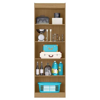 Imagem de Guarda Roupa Solteiro Paris 2045150 com Armário Multiuso 2 Portas 2000191 e Cômoda 5 Gavetas 2014140 Atacama Off White - Aramóveis