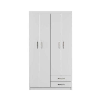 Guarda-Roupa Solteiro PBraçoa 4PT 2GV Branco - Mobly Imagem de Guarda-Roupa Solteiro PBraçoa 4PT 2GV Branco