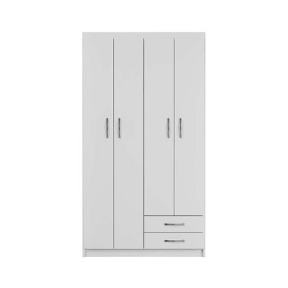 Guarda-Roupa Solteiro Udinese 4PT 2GV Branco - Mobly Imagem de Guarda-Roupa Solteiro Udinese 4PT 2GV Branco