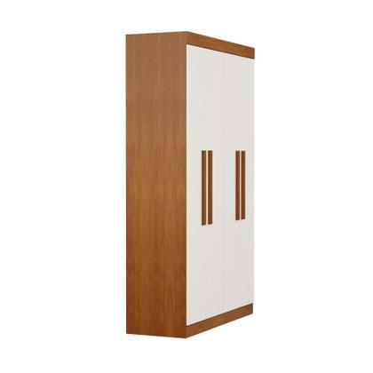 Guarda-Roupa Solteiro Ventura 4 PT Imbuia e Off White - Mobly Imagem de Guarda-Roupa Solteiro Ventura 4 PT Imbuia e Off White