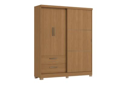 Imagem de Guarda Roupas 1,80m Kappesberg 3 Portas e 2 Gavetas C533 Canela