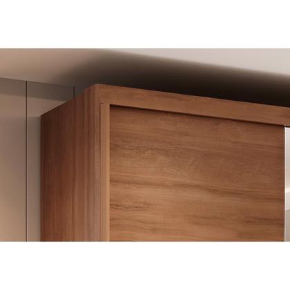 Imagem de Guarda Roupas 2 Portas de Correr e 6 Gavetas c/ Espelho Titan 1173 c/ Pés Freijo - Carraro