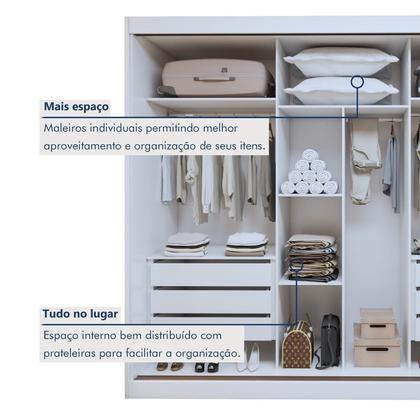 Imagem de Guarda-roupas 3 Portas de Correr 100% Mdf Monte Rei