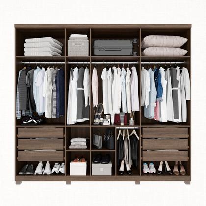 Imagem de Guarda-roupas 7 Portas 6 Gavetas com Pés Flórida