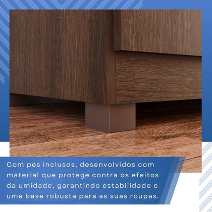 Imagem de Guarda-roupas 7 Portas 6 Gavetas com Pés Flórida